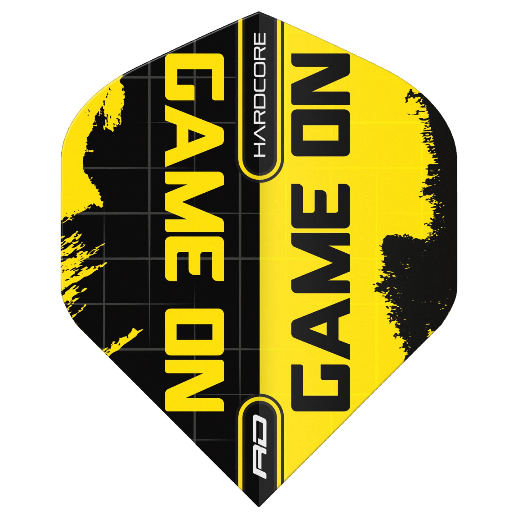 RED DRAGON Hardcore Radical Game On Dart Flights - 4 Sets Per Pack (12 Dart Flights in Total)