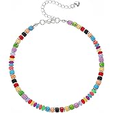 XIJIN Natural Stone Beaded Anklets for Women Handmade Beach Boho Turquoise Beads Ankle Bracelet Jewelry Gift for Her