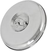 Spares2go 12L Stainless Steel Bucket Pail with Lid - Pack of 2 view 7