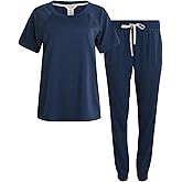 Lucky Brand Women's 2-Piece Pajama Set – Soft Sleepwear with Short Sleeve Shirt and Jogger Pants with Pockets (S-XL)