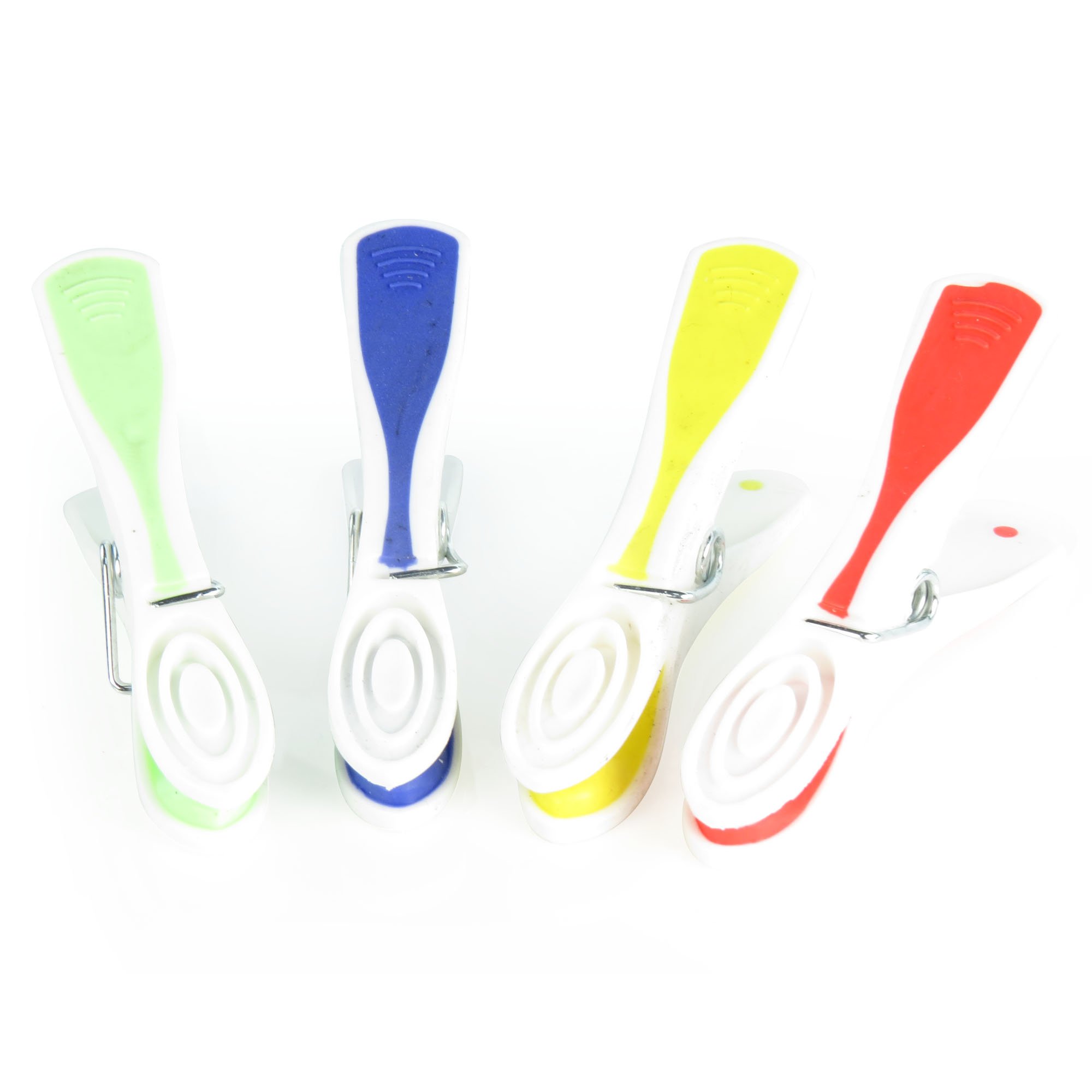 Hangerworld Strong 8cm Plastic Clothes Washing Line Pegs Rubber Soft Grip Laundry Garment (72)
