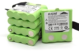 YUTSUJO (5-Pack) 4.8V 700mAh BP-38 Ni-MH Batteries, Replacement for Uniden BP-38 BP-39 BT-1013 BT-537 BP-40 FRS-008 Two-Way Radio