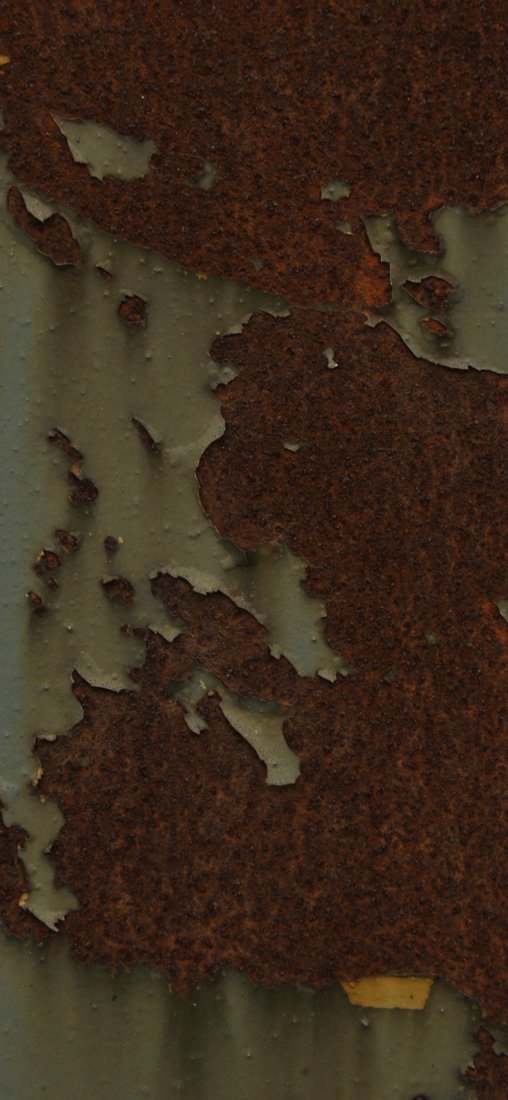 PeelitStickit Extreme Rusted Metal Pattern, Wallpaper Design, Wall Mural ID-007, vinyl