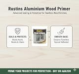 Rustins ALWP500 500ml Aluminium Wood Primer Durable Undercoat Moisture view 3