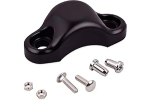 XTPTFABS Black Reel Seat Clamp/Rod Clamp Kit Compatible With most Reels up to 4/0 Size(TLD15, TLD20, TLD25, TLD30II (TWO SPEED)-W/Bolt&Nuts
