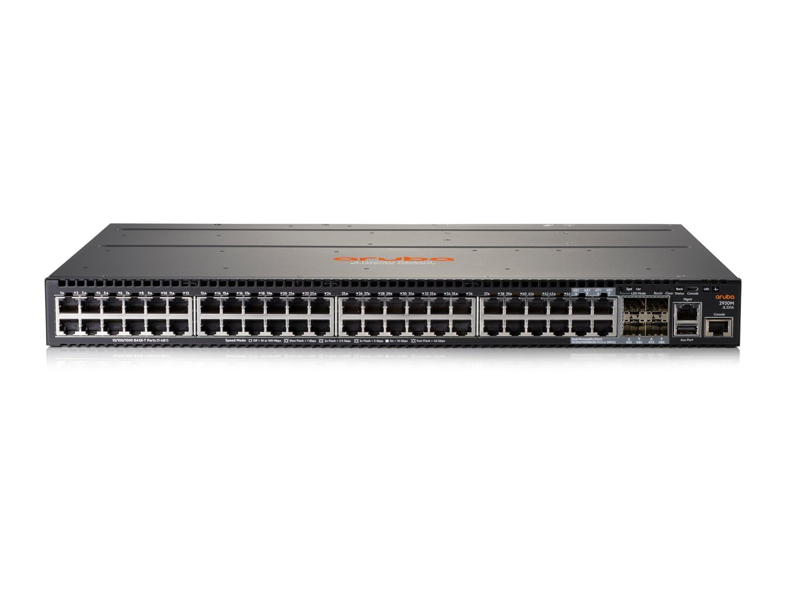 Aruba 2930M 48G with 1 - Slot Switch - 2 Layer