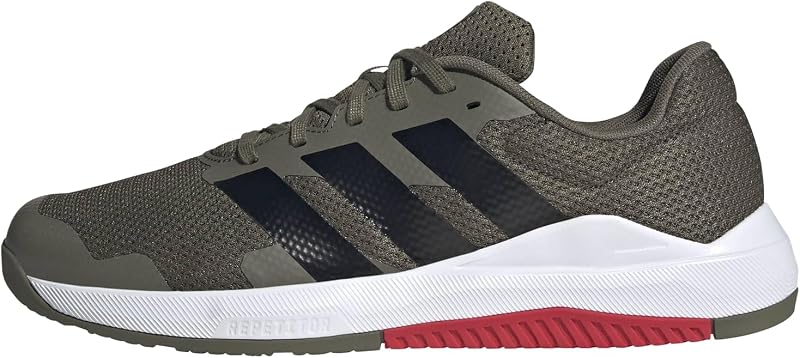 Sapatilhas de treino base para homem, Olive Strata/Core Black/Pure Ruby, 42 EU — foto 1 de 8