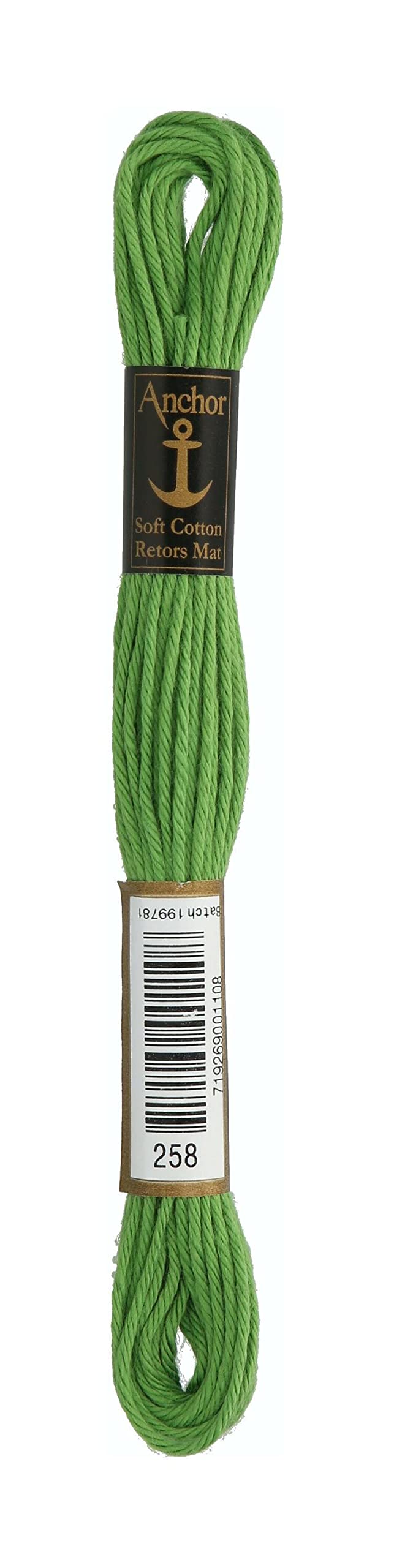 ANCHOR Matt Embroidery Thread, Running Length: 10M birkengrün Embroidery Threads