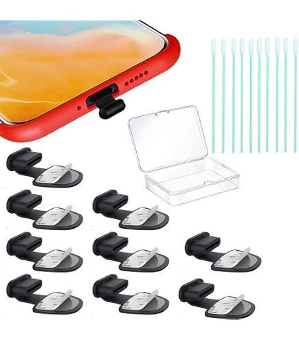 30-Pack Colorful USB-C Dust Plugs With Hanging Hole - Charging Port Protectors For Phones, Laptops