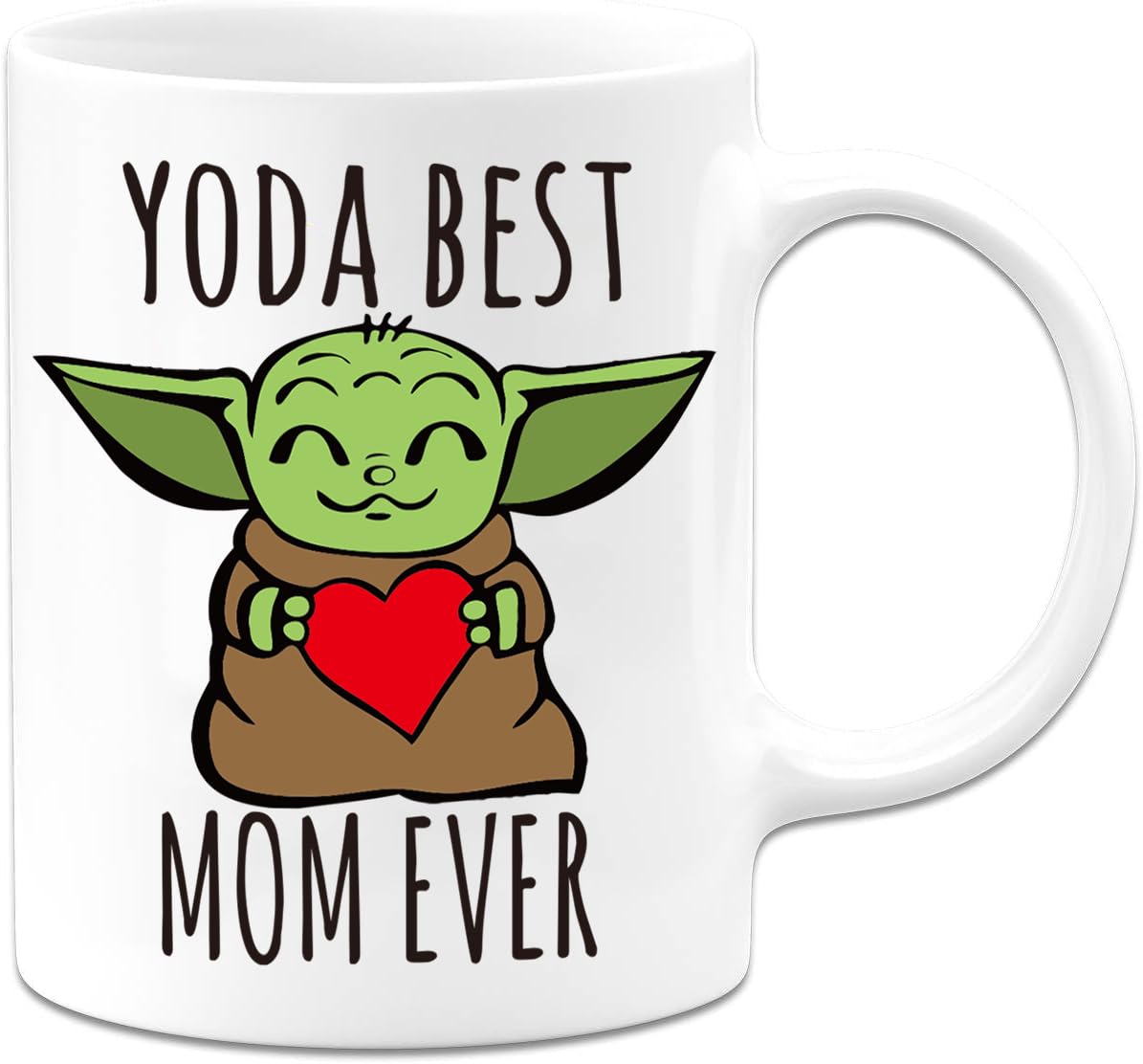 AMRIU Mothers Day Gifts for Mum from Daughter Son,11oz Funny Baby Yoda Mug,Mum Christmas Gifts for Stepmum Grandma Christmas Prensents for Wife on Birthday Mothers Day