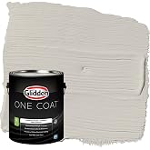 Glidden One Coat 1 gal. Swirling Smoke/Beige Eggshell Interior Paint with Primer