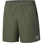 BASSDASH Men's 8''Fishing Water Shorts Quick Dry UPF 50+ Lightweight Cargo Hiking Kayaking Casual Bottom