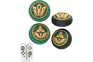 IINE Joycon Thumb Grip Caps, Gamed Theme Joystick Cover Compatible with Nintendo Switch/OLED/Switch Lite, Silicone Thumbstick Caps for Nintendo Switch