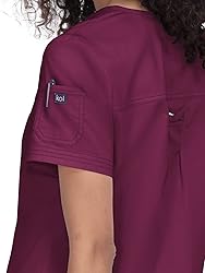 KOI Stretch 1059 Georgia Top Wine 2XL