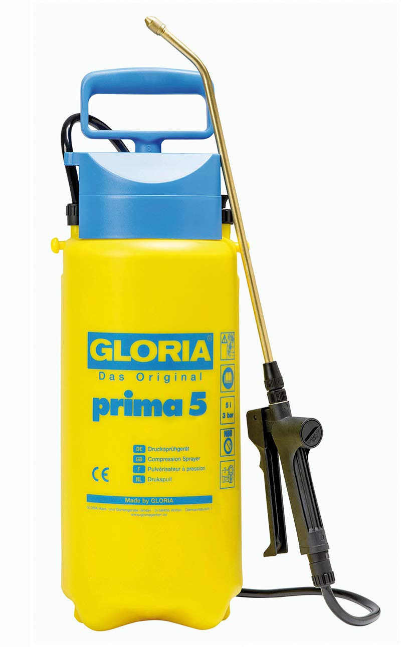 GLORIA Prima 5 Pressure Sprayer | Garden Sprayer/Sprayer for Plant Protection | 5 Litre Filling Capacity | Brass Nozzle โ image 1
