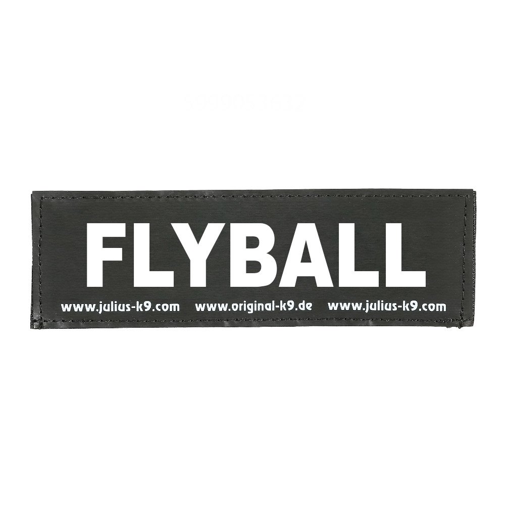 Interchangeable Patches, 1 pair, FLYBALL, Size: Large, Black — image 1