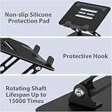 Nayka Adjustable Laptop Stand Desk Riser Ventilated 10-15.6in Laptops view 6