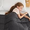 L'AGRATY Weighted Blanket - 40"x60" 10lbs Breathable Weighted Heavy Blanket Microfiber Material with Glass Beads Small Blanket for All-Season Summer Fall Winter Soft Blanket