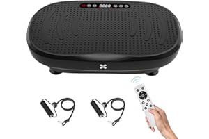 CITXMOTI Vibration Plate Exercise Machine, Vibrating Plate for Lymphatic Drainage, Shake Plate Whole Body Waver Vibration Plate Platform, Fitness Equipment for Weight Loss Fat Burner for Women Men