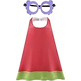 amxjxma 2 PC Family Dog Friends Granny Cape Mask Set Outfit