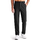 Libin Men's Golf Pants Classic Fit Flat Front Work Dress Pants 29" 31" 33" Stretch Casual Pants Lightweight with Pockets
