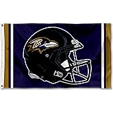 Baltimore Ravens New Helmet Grommet Pole Flag