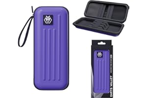 Lavishio Dart Case,Darts Carrying Case Holds 3 Darts and Extra Accessories,Built-In Storage Tubes and Pockets for Flights, Tips, Shafts ect