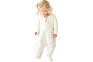 Tealbee DREAMSIE Toddler Wearable Blanket with Sleeves | Baby Sleep Bag Sack with Feet and Sleeves for Walkers and Walking Baby. TOG 1.2 Toddler Sleep Suit to Keep Warm (12M-2T)