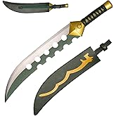 Meliodas Broken Cosplay Sword of Anime Seven Deadly Sins Stainless Steel Blade For Cosplay and Display Green Sword All Made of Metal