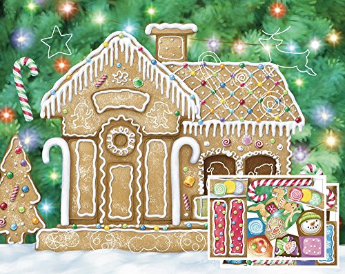 Gingerbread House Sticker Advent Calendar (Countdown to Christmas)