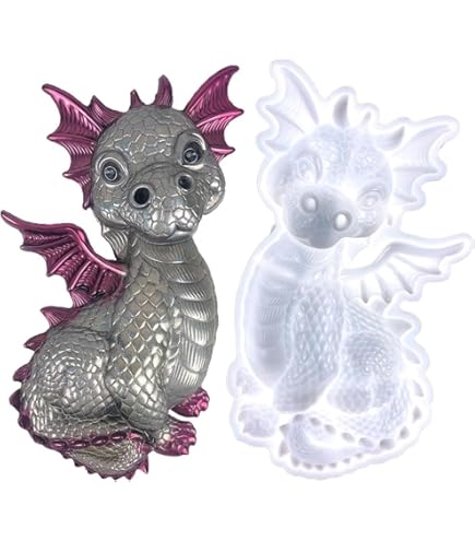 FUNSHOWCASE Moules En Silicone Et Résine époxy Pour Boucles D'oreilles Pendantes En Forme De Cœur