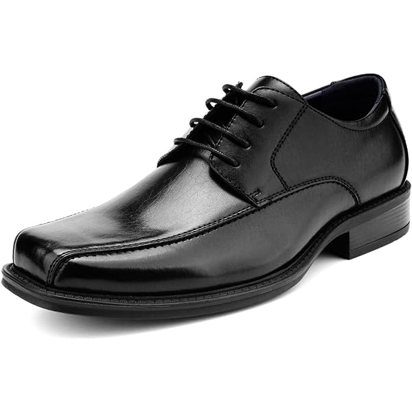 Classic Business Casual Shoes Bruno Marc Men's Classic Square Toe Oxford  Dress Shoes - Lace Up Business Casual Bruno Marc Formal Shoes