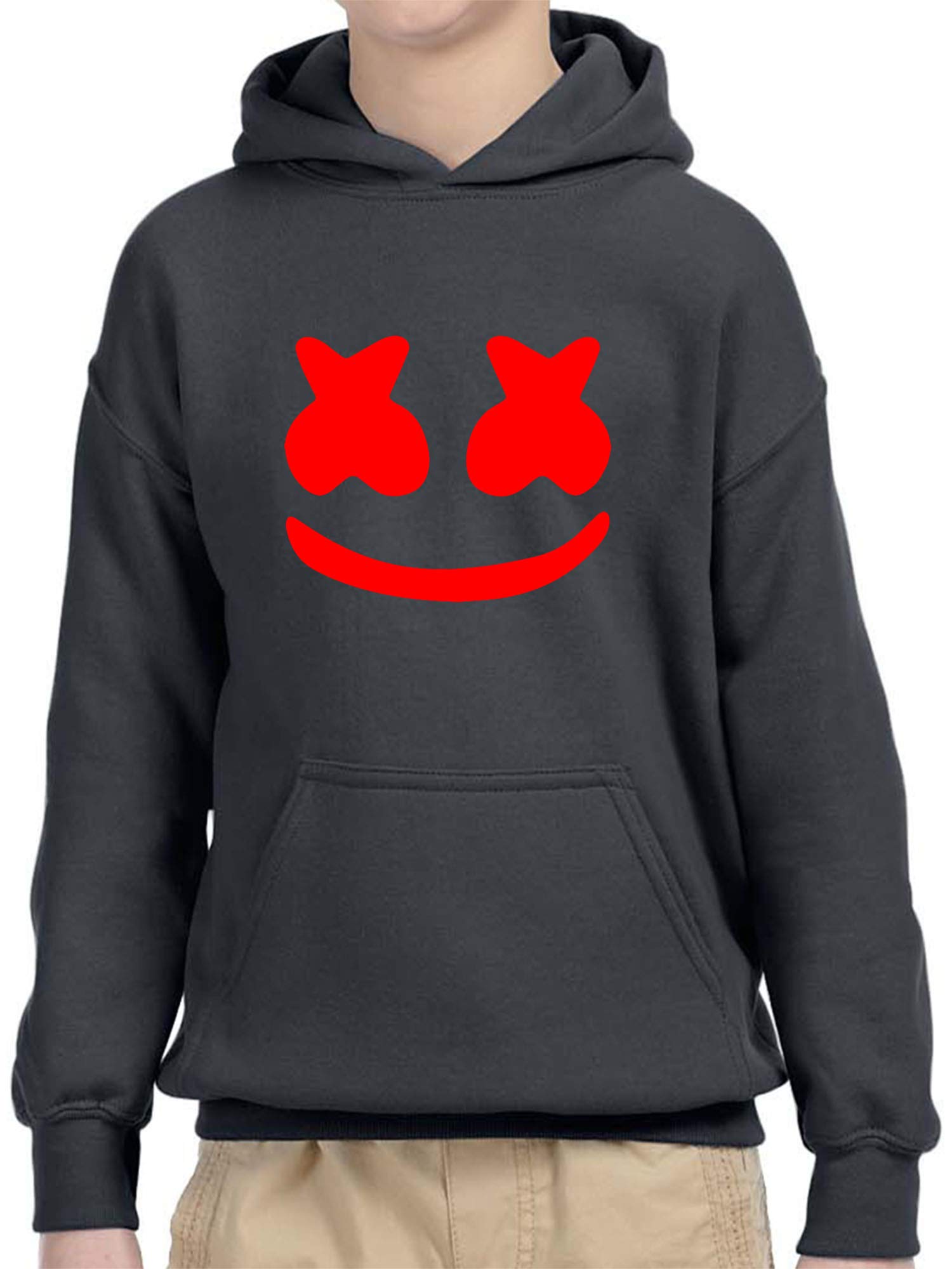 1124 Hoodie Marshmello Dj Smiley Face Unisex Pullover Sweatshirt 1209