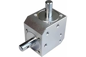 High Precision Right Angle Conical Bevel Gearbox Right Angle Commutator Device Speed Ratio 1:1 Double 8MM Shaft Widely Applic