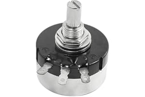 uxcell uxcellRV30YN20S 500 ohm B501 Single Turn Carbon Rotary Taper Potentiometer