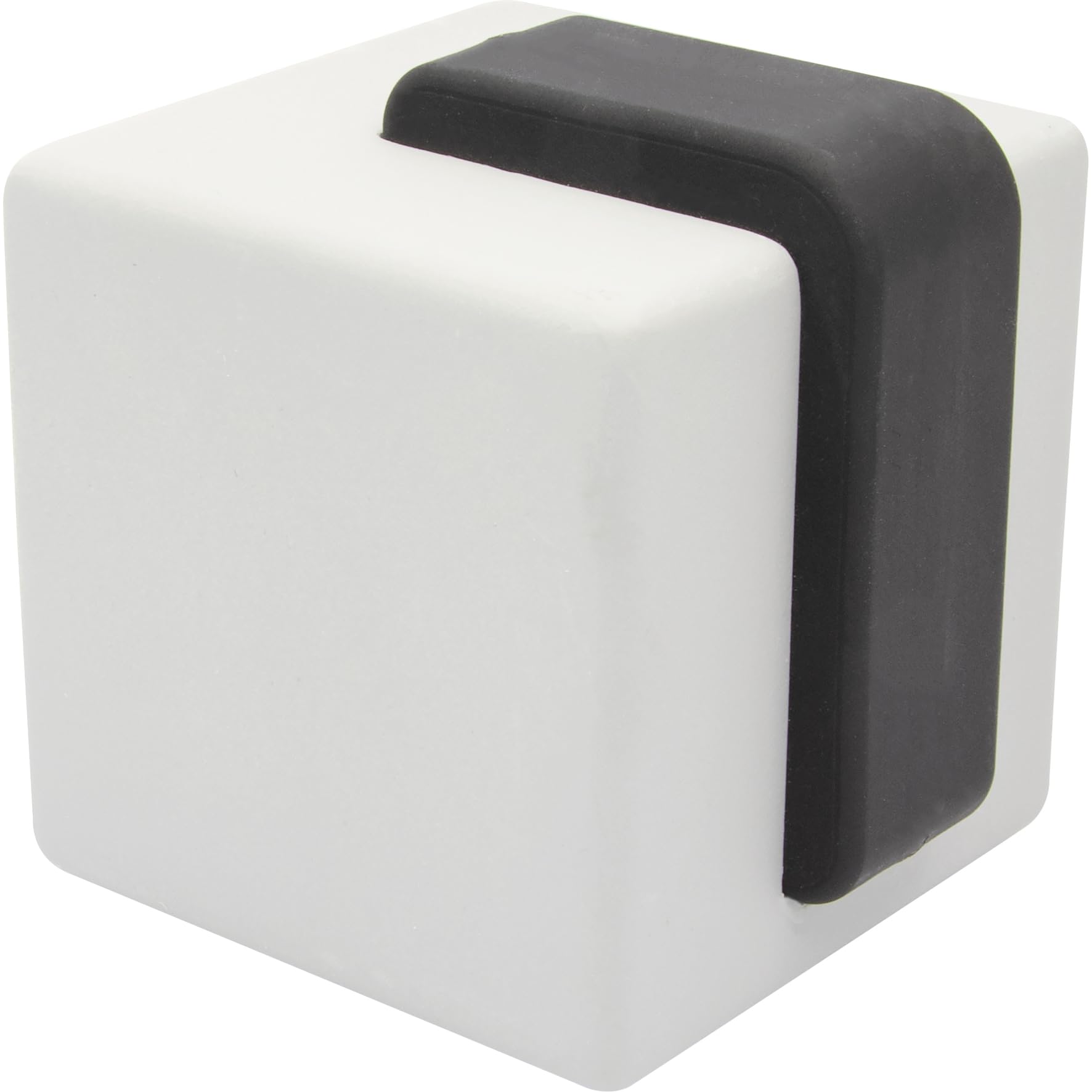 Wagner Doorstop Big Cube - 60 x 66 x 66 mm, Premium Buffer Made of Concrete and Thermostatic Rubber, to be Placed on The Floor, Heavy Quality - 15518701