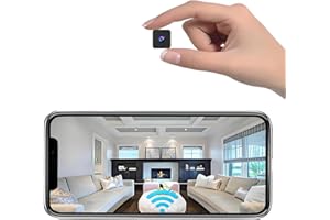 LMQPT Mini Camera Home Wireless Security Cam Indoor HD Camera Small Smart WiFi House Portable Cameras Tiny House Nanny Body Cam Battery Life Powered Body Cameras 150 Wide Angle Night Vision Motion Detection