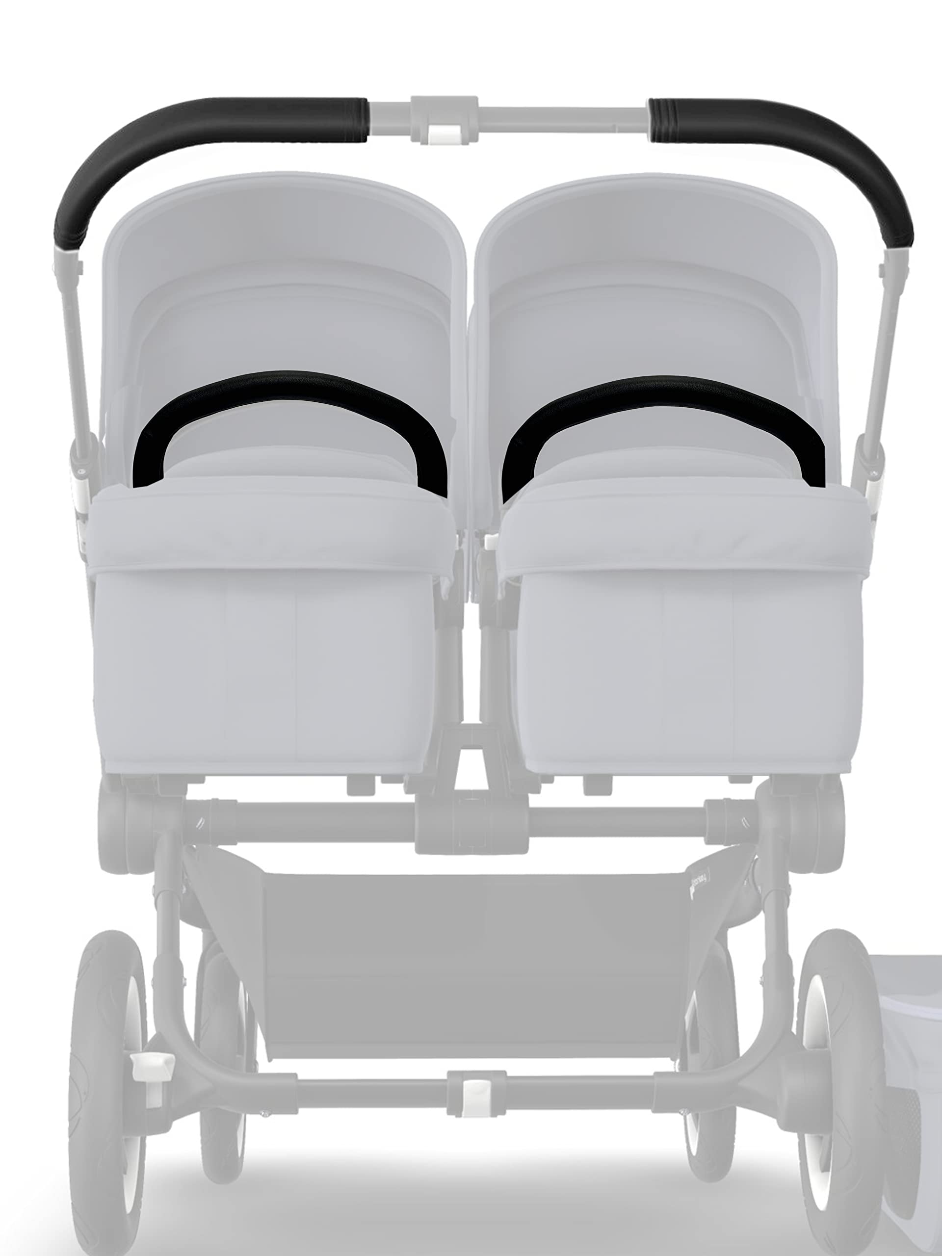 PROTEC TIF | Synthetic Leather Covers Pack Compatible with Bugaboo Donkey | to Fit Over the Original Rubber |