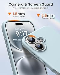 OuXul Designed for iPhone 16 Case,Shockproof Liquid