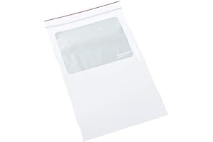 Minigrip Red Line MGRL2W0609 Polyethylene (LDPE/LLDPE Blend) Clear Reclosable Bag, 9" Length, 6" Width 100 count (Pack of 10)
