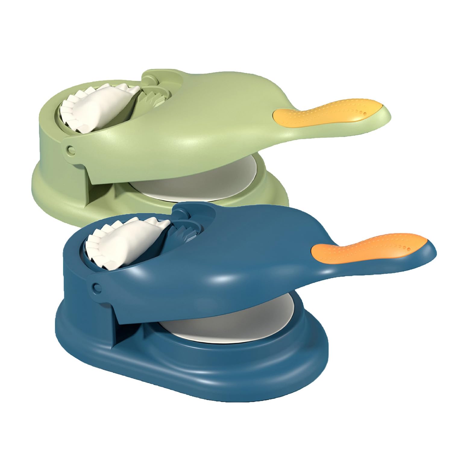 Photo 1 of 365Home?Upgrade?2-Pack 2 in 1 Dumpling Maker Press, Dumpling Skin Maker Machine, Empanada Maker Press, Multifunctional DIY Manual Dumpling Press Mold Set (Blue, Green)
