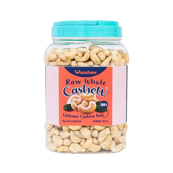 WICOSHEW RAW WHOLE CASHEWS, 14/28/43,5 OZ, HEALTHY SNACKS,...