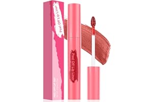 Ursoulney Lip Stain Peel Off - Long Wear Tattoo Lip Liner, Waterproof & Transfer-proof Peel Off Lip Stain with Matte Finish, Lip Tint For All Skin Types (Rose, 1 Count(Pack of 1))
