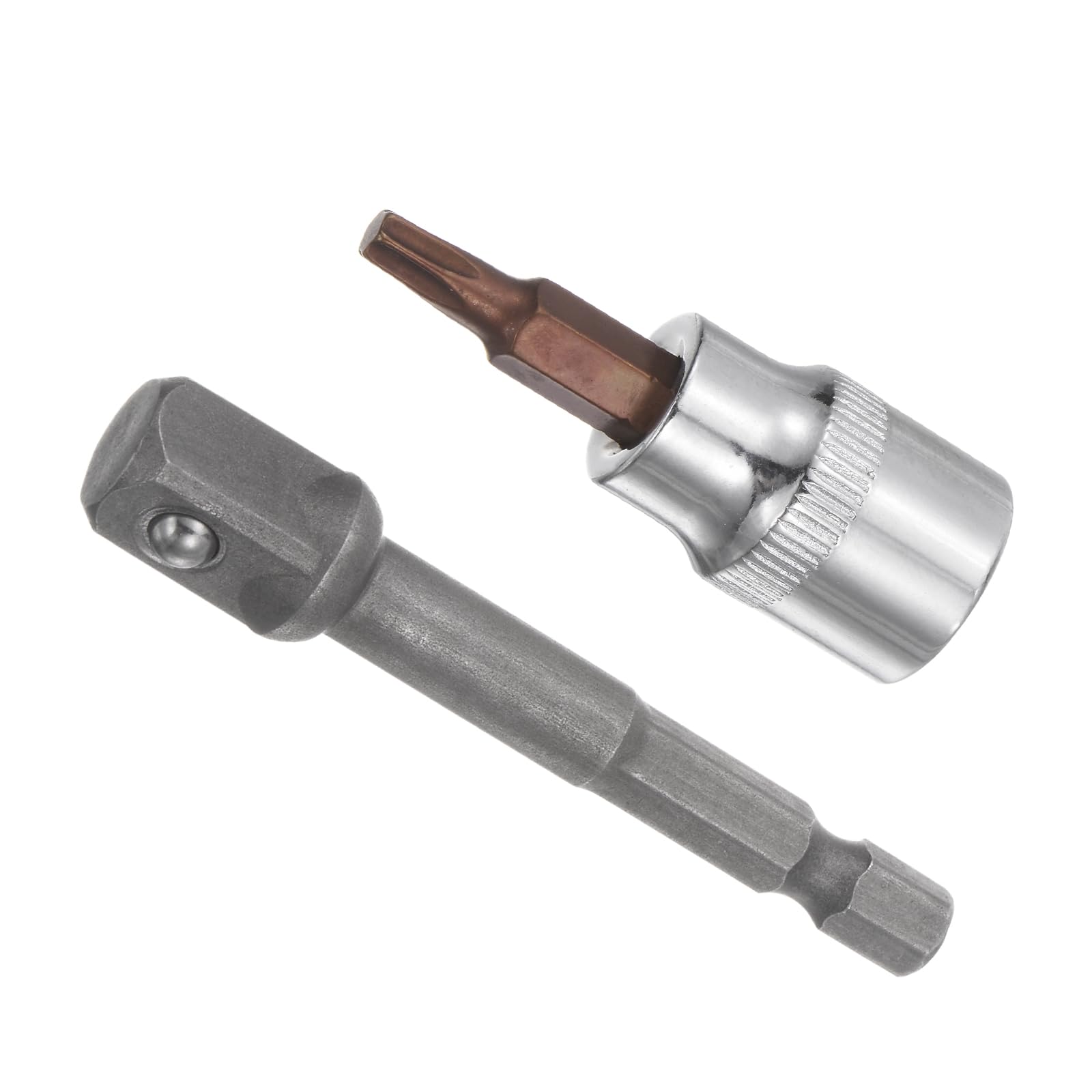 CoCud Torx Bit Socket, T25 Bit 3/8" Drive 2" Length, CR-V Socket with Socket Extension - (Applications: for Fastener Application)