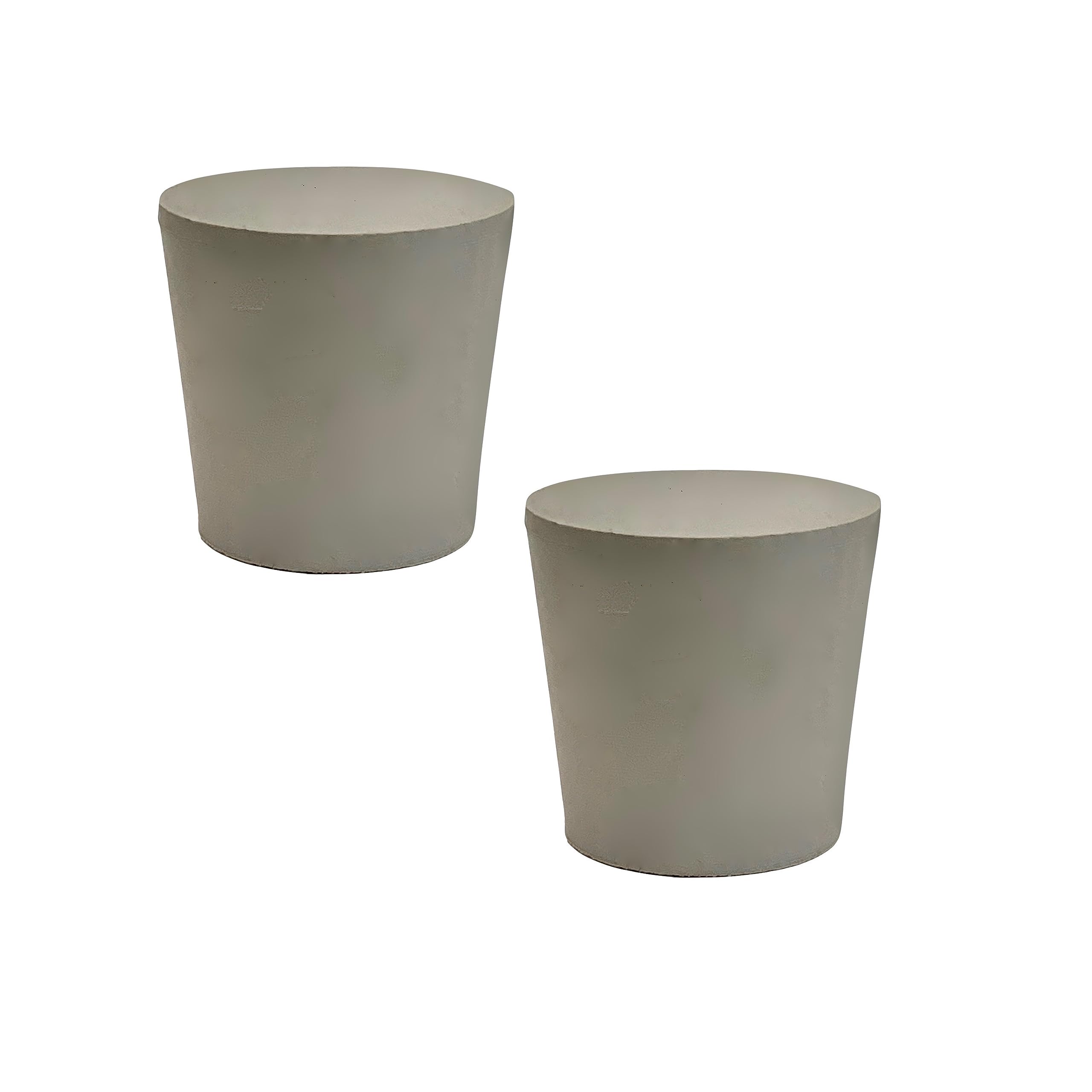 Rubber stopper, conical stopper, natural rubber, size selectable, (2 pcs.), oben ø31mm x unten ø25mm x Länge 30mm