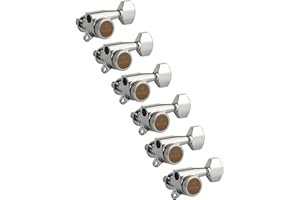Gotoh Magnum Lock-Trad 6-In-Line Guitar Tuners, Chrome