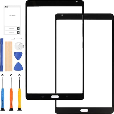 LADYSON Screen Replacement for Samsung Galaxy Tab S 8.4 T700 Outer Glass Black