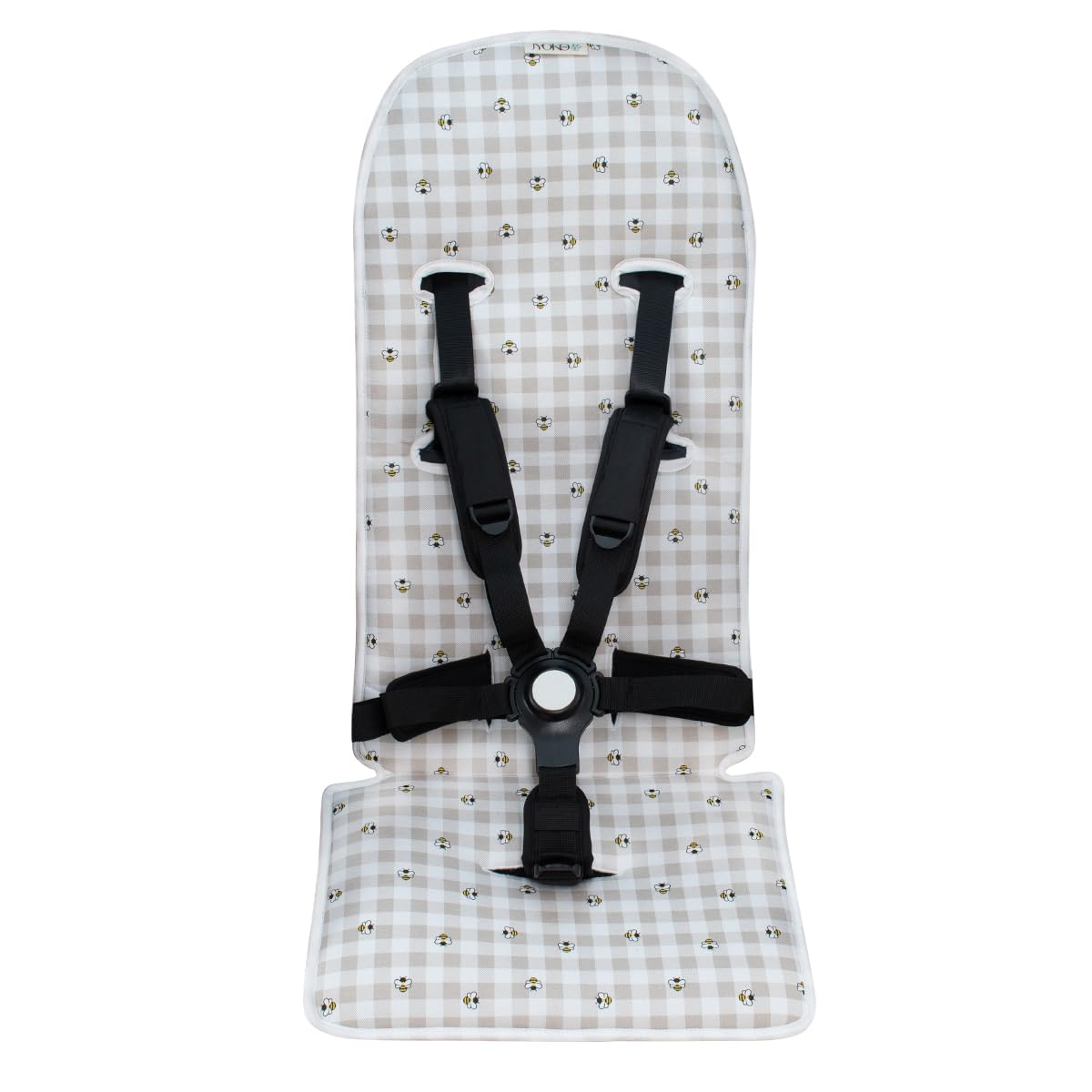 JYOKO KIDS 100% Cotton Stroller Mat and Pushchair Compatible with Bugaboo Butterfly (Picnic Vichy)