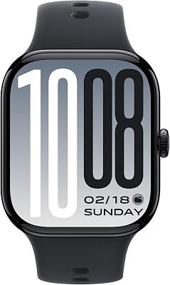 Watch GT2 Smartwatch Uomo Donna, Batteria 25 Giorni, Display AMOLED 2,07'', Chiamate Bluetooth e GPS, 100+ Sport incl. Padel, 5ATM Impermeabile, Cardio SpO2 Sonno, NFC, Nero