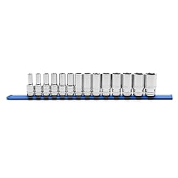 CASOMAN 14PCS 3/8" Drive 6 Pt. Mid-Length Socket